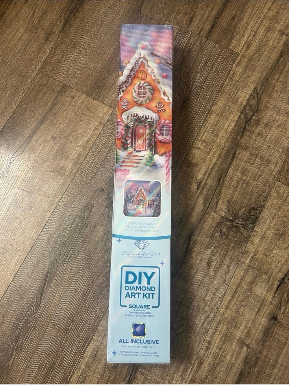 DIY Diamond Art Kit - Gingerbread Cottage (Multicolor)